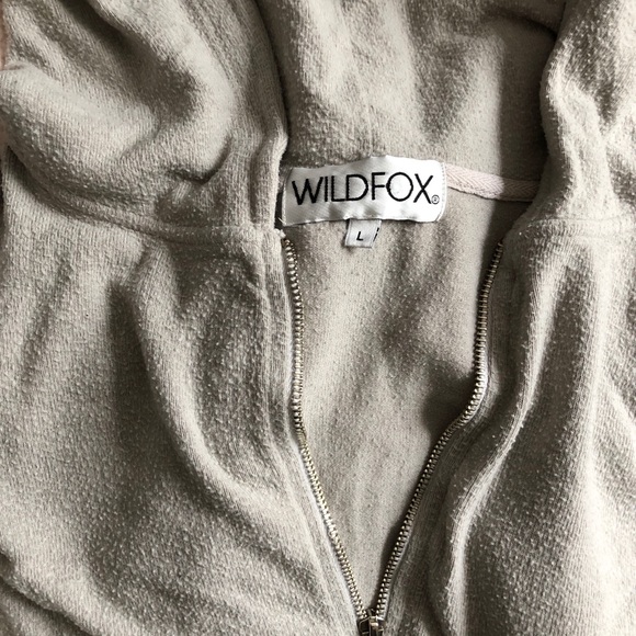 Wildfox grey zip up - Picture 3 of 4